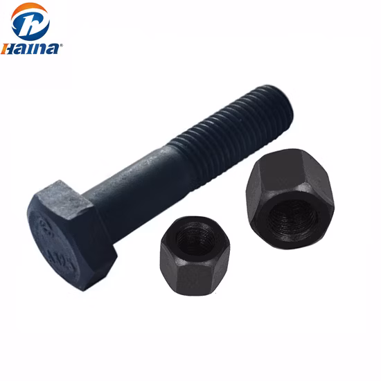 HDG / Простые шестигранные болты для тяжелых конструкций, углеродистая сталь ASTM A325/нержавеющая сталь